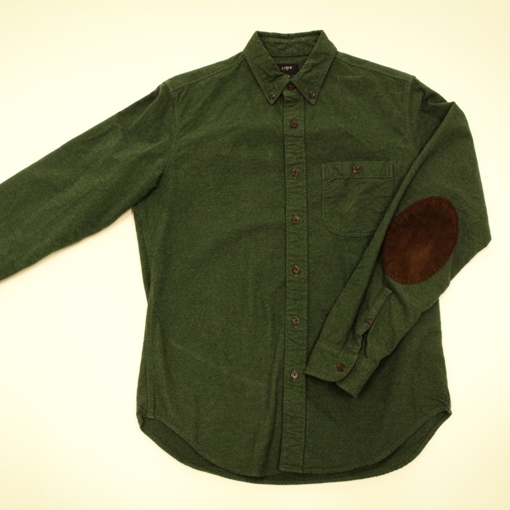 J. Crew Flannel (Green)